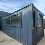 21ft x 8ft Custom Cabin Office / Canteen | Picture Windows | Portable Building - Image 2