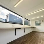 21ft x 8ft Custom Cabin Office / Canteen | Picture Windows | Portable Building - Image 11