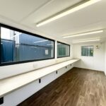 21ft x 8ft Custom Cabin Office / Canteen | Picture Windows | Portable Building - Image 13