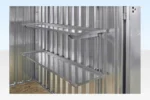 3m x 2.1m Flat Pack Storage Container – Galvanised - Image 3