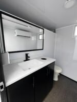 Upscale 2 Station Portable Restroom Trailer 7′ x 14′ - Image 7