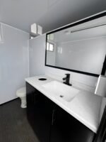 Upscale 2 Station Portable Restroom Trailer 7′ x 14′ - Image 5